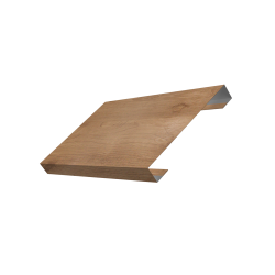 Ламель лицевая 150 забора жалюзи Texas 0,45 Print Premium с пленкой Pine Wood Fresh