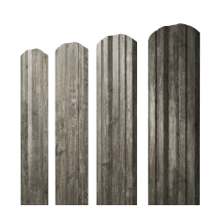 Штакетник Twin фигурный 0,45 Print Elite Nordic Wood TwinColor