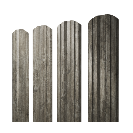 Штакетник Twin фигурный 0,45 Print Elite Nordic Wood TwinColor