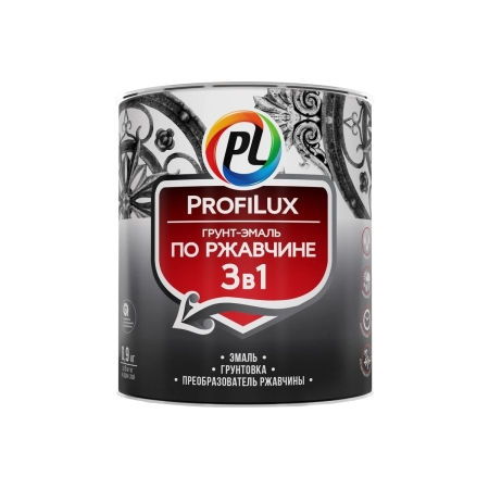 Профилюкс Грунт-эмаль по ржавчине Зеленая 0,9 кг