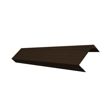 Ламель обратная 50 забора жалюзи Texas 0,45 Print Elite с пленкой Coffee Wood TwinColor