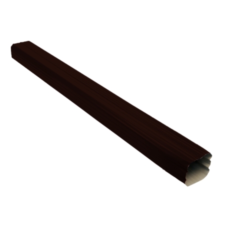 Труба прямоугольная 2м Профи - RR 32 Тёмно-коричневый