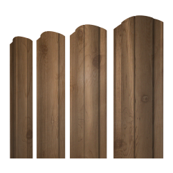 Штакетник Круглый фигурный 0,45 Print Premium Pine Wood Fresh