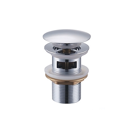 Донный клапан для раковины с переливом THERMOFIX (DZ-1 цинк)52069