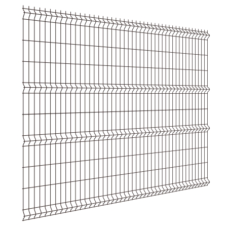 Панель Medium 2,03*2,5 м, ячейка 200*55 мм, пруток 4 мм RAL8017  GL