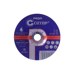 Диск шлифовальный по металлу Cutop Profi 150*6*22.2мм