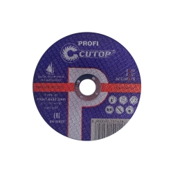 Диск отрезной по металлу и нержавеющей стали Cutop Profi 150*1,6*22.2мм
