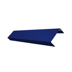 Ламель лицевая 50 забора жалюзи Texas 0,45 PE с пленкой RAL 5002 ультрамариново-синий