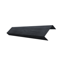 Ламель обратная 50 забора жалюзи Texas 0,45 Print Premium с пленкой Grey Wood TwinColor