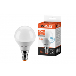 Лампа светодиодная LED WOLTA 25 S45 GL5.5 E14