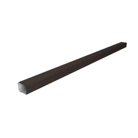 Труба прямоугольная 1м Профи - RR 32 Тёмно-коричневый