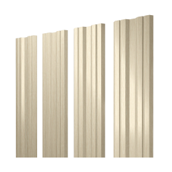 Штакетник Twin с прямым резом 0,45 Print Elite Milky Wood Twin с прямым резомColor