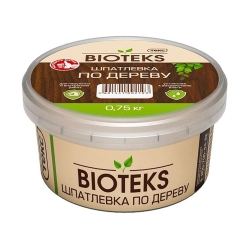 Шпатлевка по дереву BIOTEKS/ПРОФИ белая 0,75кг ТЕКС