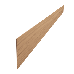 Ламель забора жалюзи Palermo 0,45 Print Elite с пленкой Honey Wood TwinColor