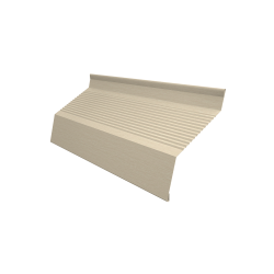 Ламель забора жалюзи Milan new gofr 0,45 Print Elite с пленкой Milky Wood TwinColor