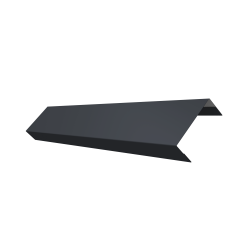 Ламель лицевая 50 забора жалюзи Texas 0,45 PE с пленкой RAL 7024 мокрый асфальт