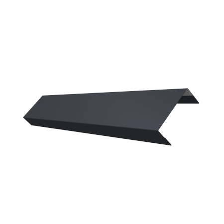 Ламель лицевая 50 забора жалюзи Texas 0,45 PE с пленкой RAL 7024 мокрый асфальт