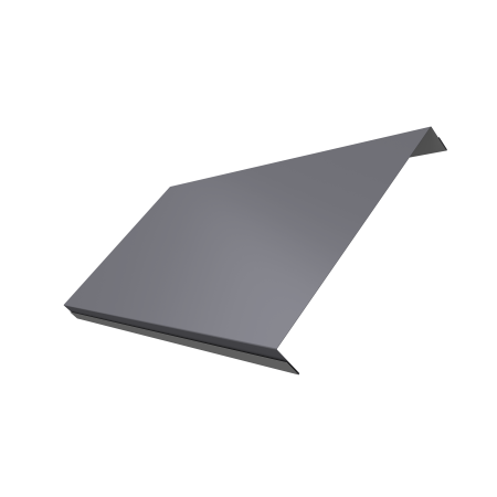 Ламель обратная 200 забора жалюзи Texas 0,45 PE с пленкой RAL 7004 сигнальный серый