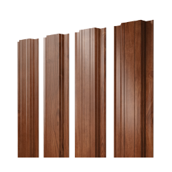Штакетник Прямоугольный с прямым резом 0,45 Print Elite Rowan TwinColor