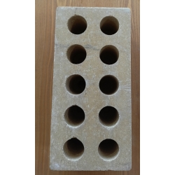 Кирпич гиперпресованный 1,4 НФ БЕЗ ФАСКИ 250*120*88 ярко-желтый (240 шт/под)