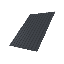 Профнастил С-8 6*1,2 RAL 7024 (мокрый асфальт) 0,4 мм