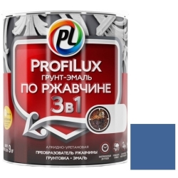 Профилюкс Грунт-эмаль по ржавчине Синяя 0,9 кг