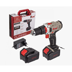 Шуруповерт Number one CD24/2,0-1- PRO CLASSIC (24 V, 2 a/h, 2 скорости, 2аккум.индик. заряда, кейс)