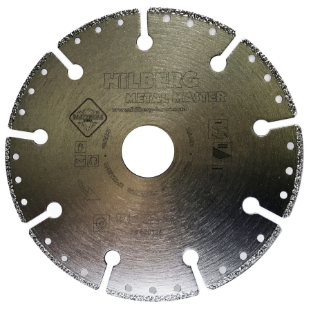 Диск алмазный отрезной Hilberg SuperMetall 125*22,23мм