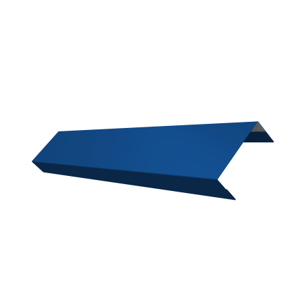 Ламель лицевая 50 забора жалюзи Texas 0,45 PE с пленкой RAL 5005 сигнальный синий