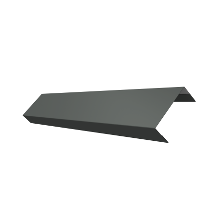 Ламель лицевая 50 забора жалюзи Texas 0,45 PE с пленкой RAL 7005 мышино-серый