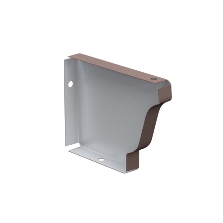 Заглушка желоба правая Профи - RAL 8017 Шоколад