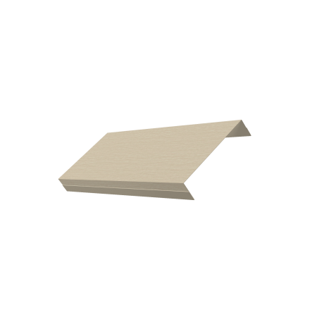 Ламель обратная 125 забора жалюзи Texas 0,45 Print Elite с пленкой Milky Wood TwinColor