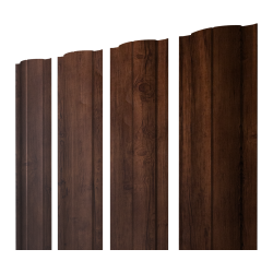 Штакетник Круглый с прямым резом 0,45 Print Premium Cherry Wood Fresh TwinColor