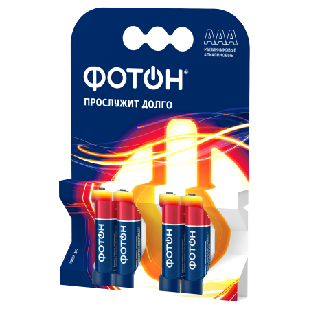 22443 Элемент питания ФОТОН LR03 (мизинчиковая) KP4