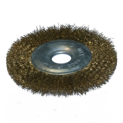 Щетка-крацовка плоск., круч. стал. пров.0,3мм д/шлифмашины 150мм/25мм