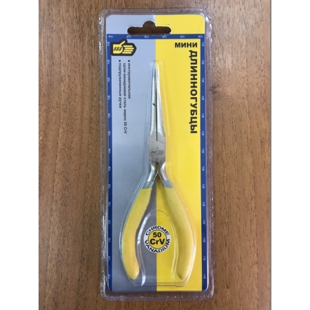 Мини длинногубцы, хром-вандиевая сталь, 110мм 888