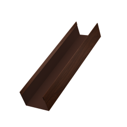 Стойка жалюзи Milan,Tokyo 0,45 Print Elite Choco Wood TwinColor (1,8м)