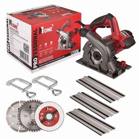 Пила дисковая NCS1500120-PRO(100мм,115мм,1200Вт,12000об/мин.напр.шина,4 диска) №1