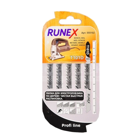 Пилки д/лобзика Runex Т101Д