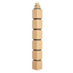 Наружный угол Альта-Профиль Кирпич Клинкерный Желтый малый 460*50*21