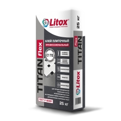 Литокс Titan Flex плиточный клей цементный 25кг