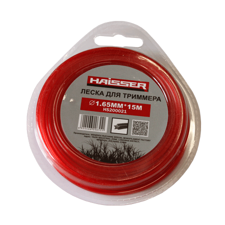 Леска для триммера,звезда 3,00*15м Haisser HS200025