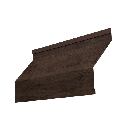 Ламель забора жалюзи Milan new 0,45 Print Elite с пленкой Antique Wood TwinColor