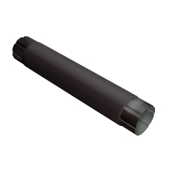 Труба круглая 1м Optima 125мм RR 32 Matt