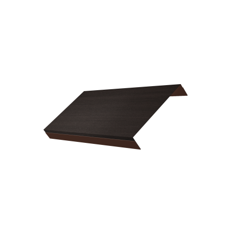 Ламель обратная 150 жалюзи Texas 0,45 Print Elite с пленкой Coffee Wood TwinColor