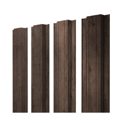 Штакетник Прямоугольный с прямым резом 0,45 Print Premium Almond Wood Fresh