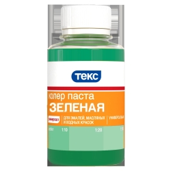 ТЕКС Колеровочная паста универсальная  зеленая (14) 700000959 0,1л НОВАЯ