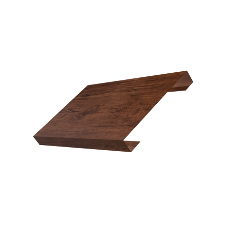 Ламель лицевая 150 забора жалюзи Texas 0,45 Print Premium с пленкой Cherry Wood Fresh TwinColor
