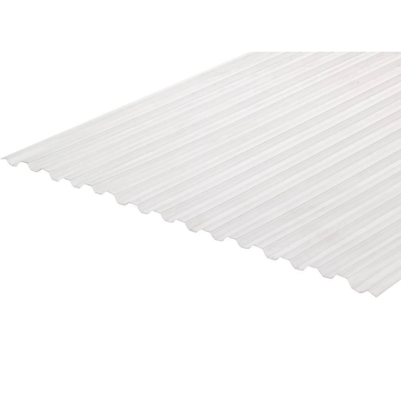 Профилированный поликарбонат KRAFT МП-20 0,9*1150*4000мм прозрачный