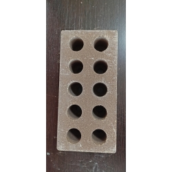 Кирпич гиперпресованный 1 НФ БЕЗ ФАСКИ 250*120*65 коричневый (270 шт/под)